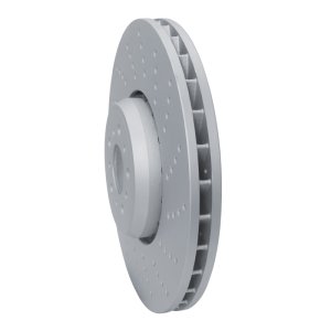 BMW X3 Brake Rotor (1) - Right Front - R1 Concepts - Drilled Carbon Alloy GeoMET - `20-`25